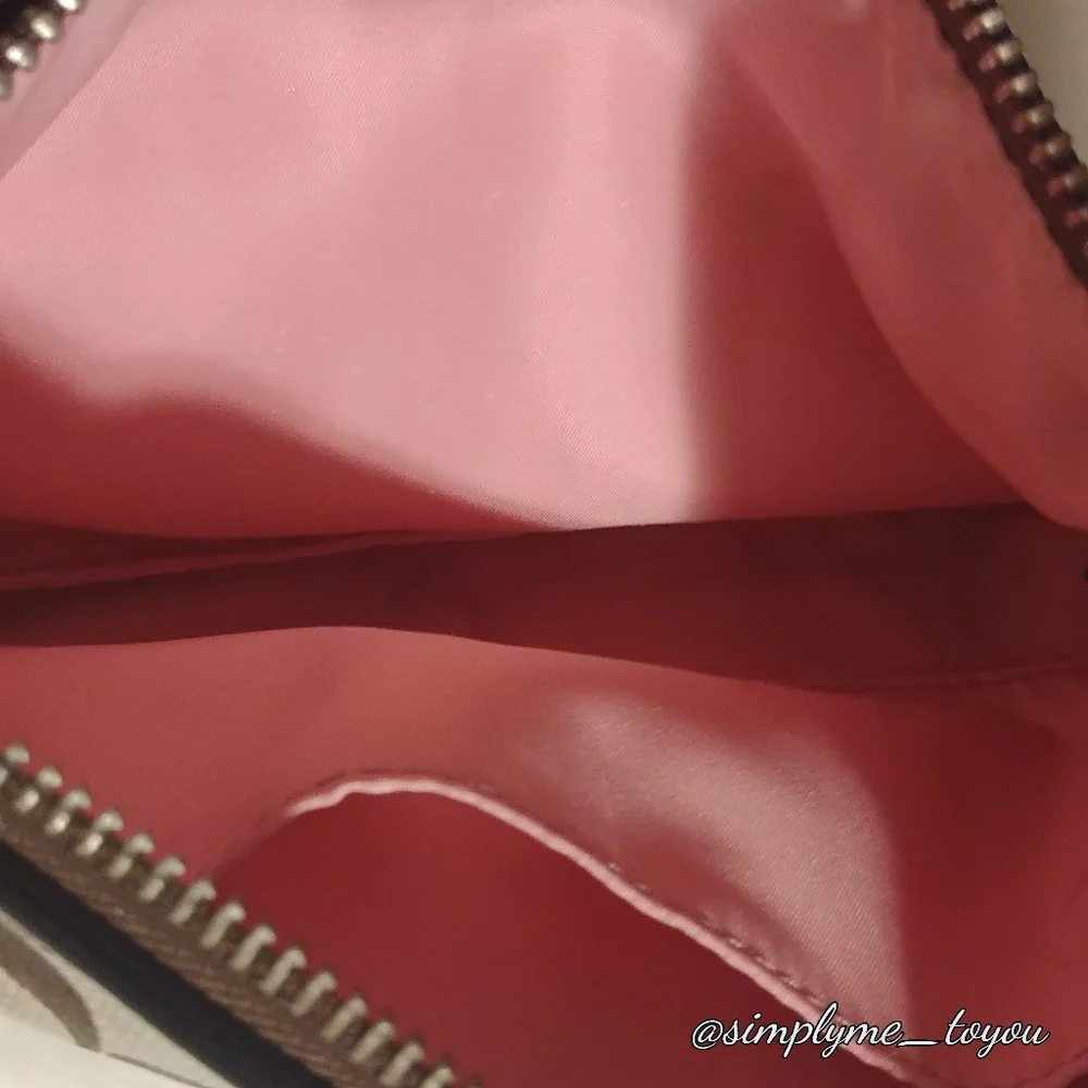 Coach Signature Jacquard CC Wristlet